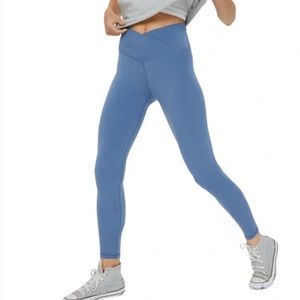 Aerie High Offline Crossover Blue Leggings